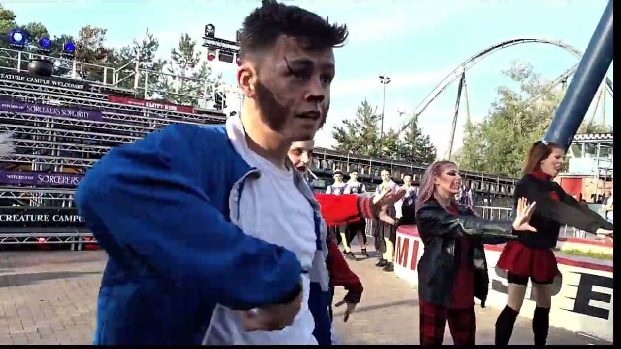 creature campus  classroom flashmob Thorpe park 2023