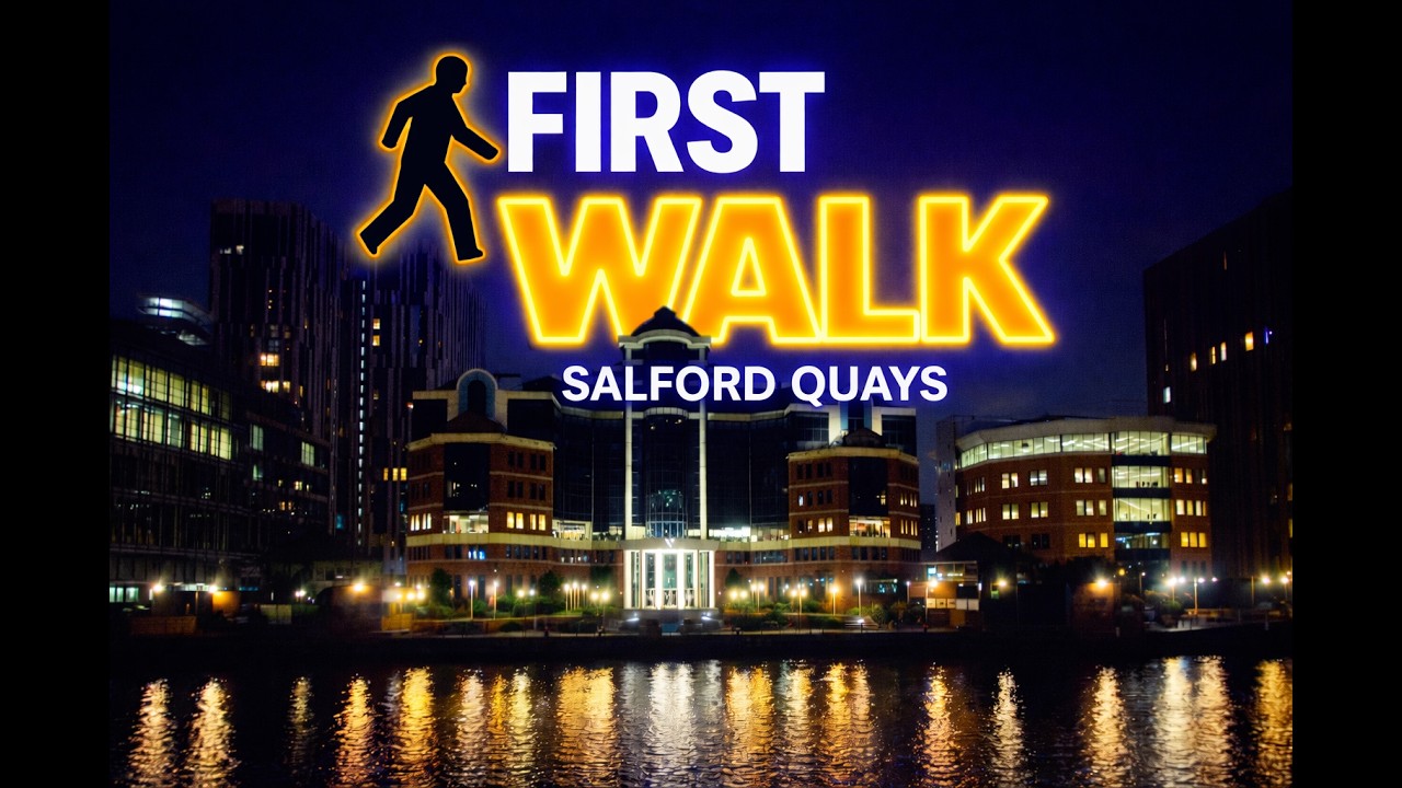 A Peaceful Start To The Day | 6AM Salford Quays Walk