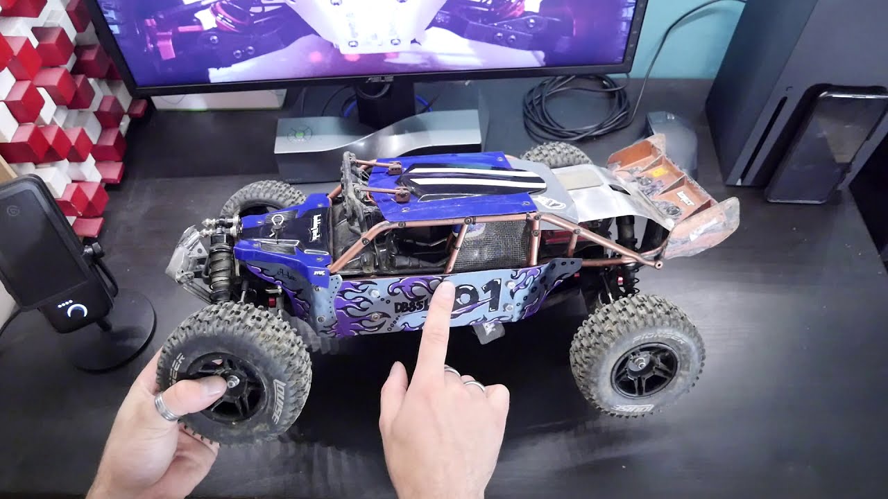 Hobbytech BD8SL - Carrosserie ALU et Renforcement Lexan !!!