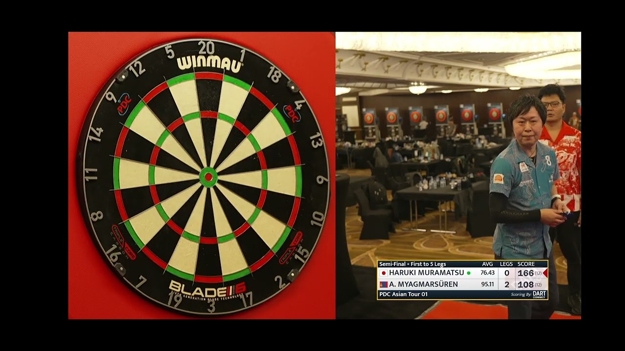 Haruki Muramatsu v Altantulkhuur Myagmarsuren - PDC Asian Tour 2026 Event 1 - Semi Final