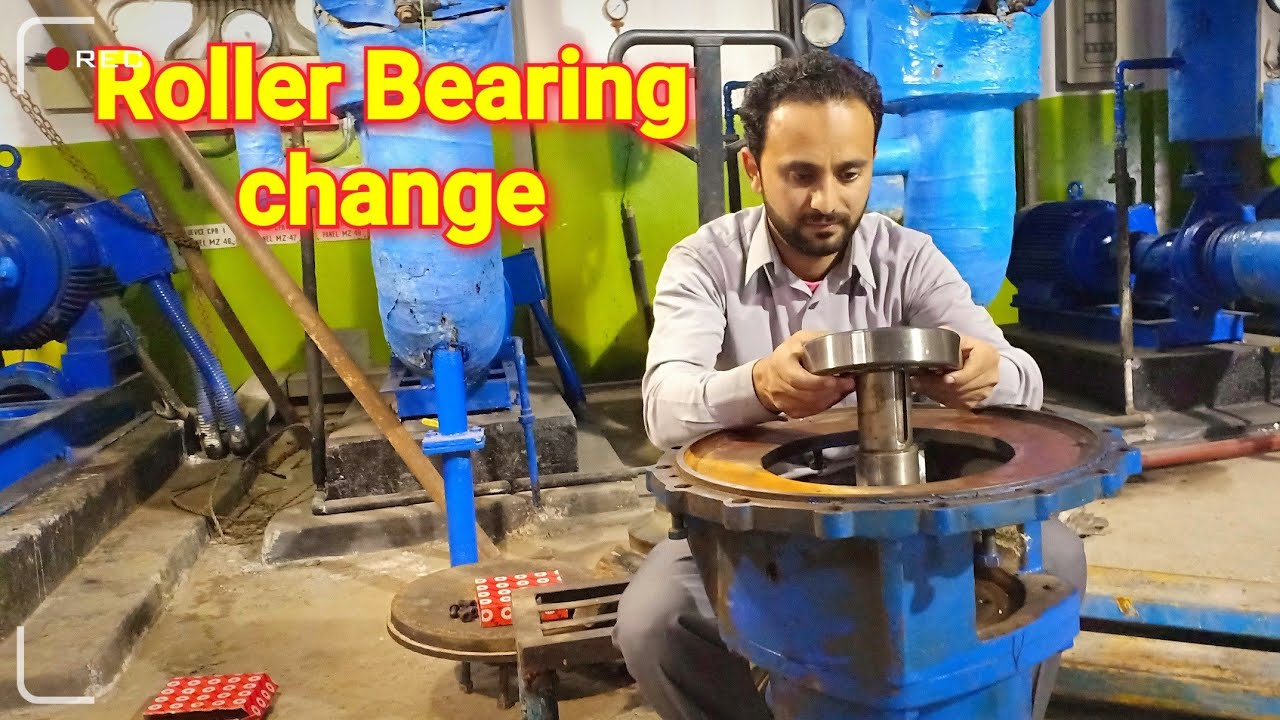 Rolling Bearings change of Cooling Tower Pump related to HVAC in Hindi/Urdu