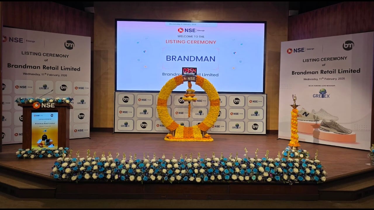 Listing ceremony of Brandman Retail Limited