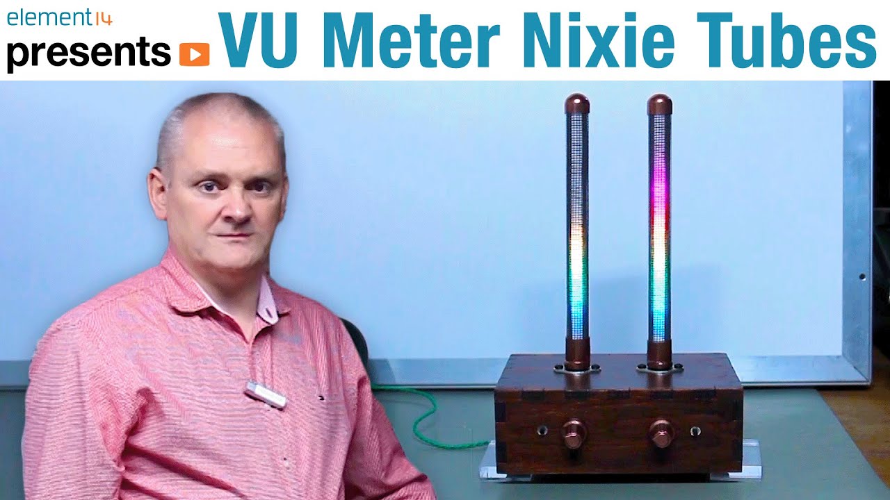 Build a VU Meter with LED Pixelated Nixie Tubes