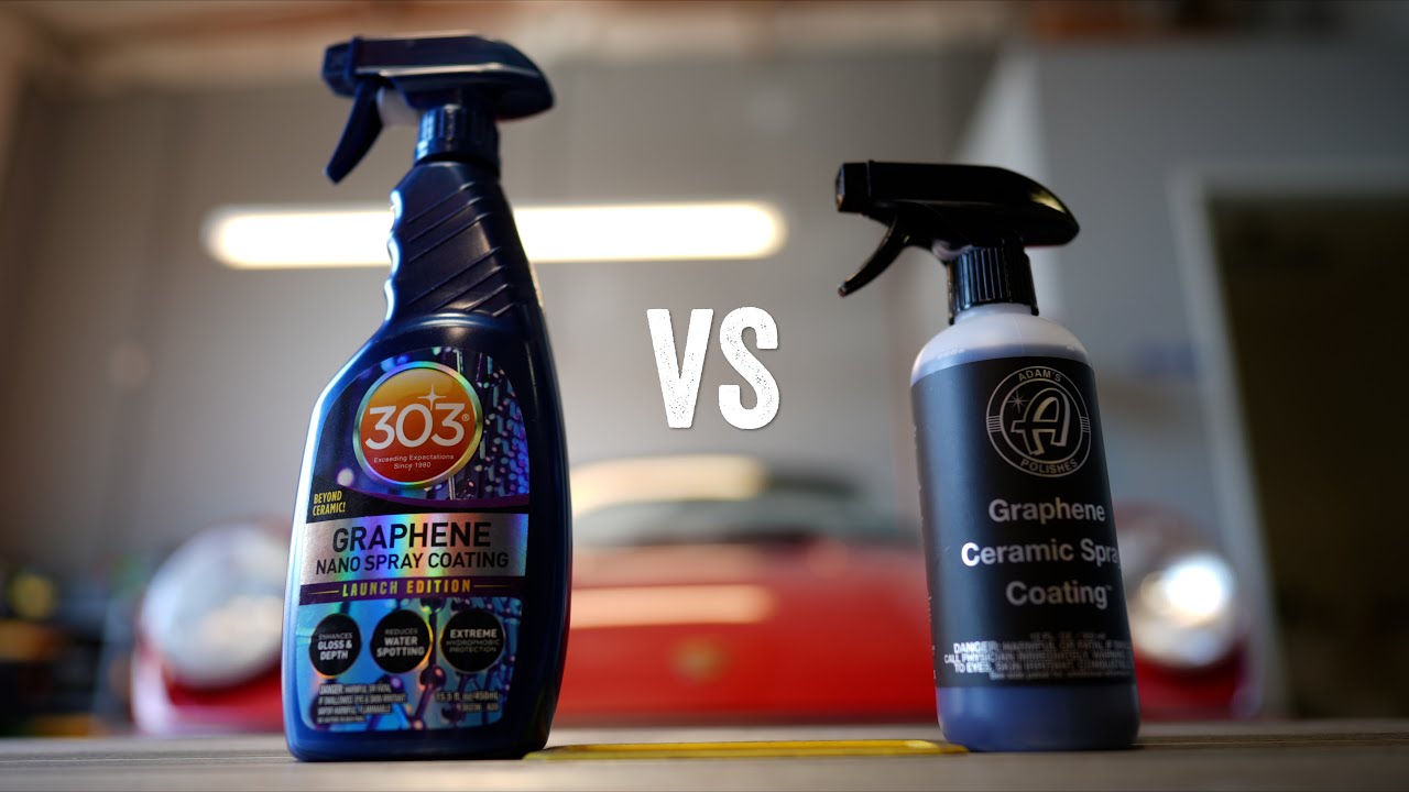CHEAP VS EXPENSIVE: ADAMS GRAPHENE CERAMIC COATING VS 303 GRAPHENE NANO SPRAY COATING