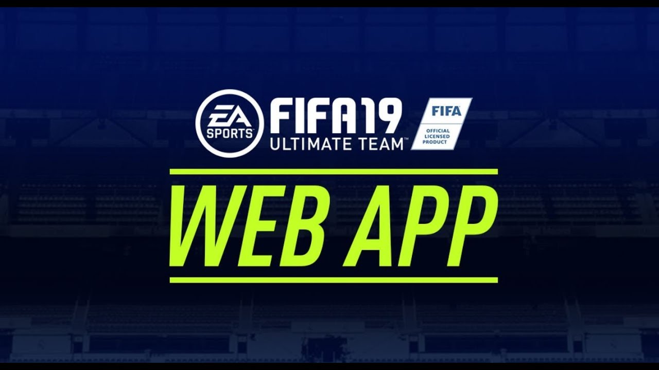 FIFA19 Web App Веб приложение