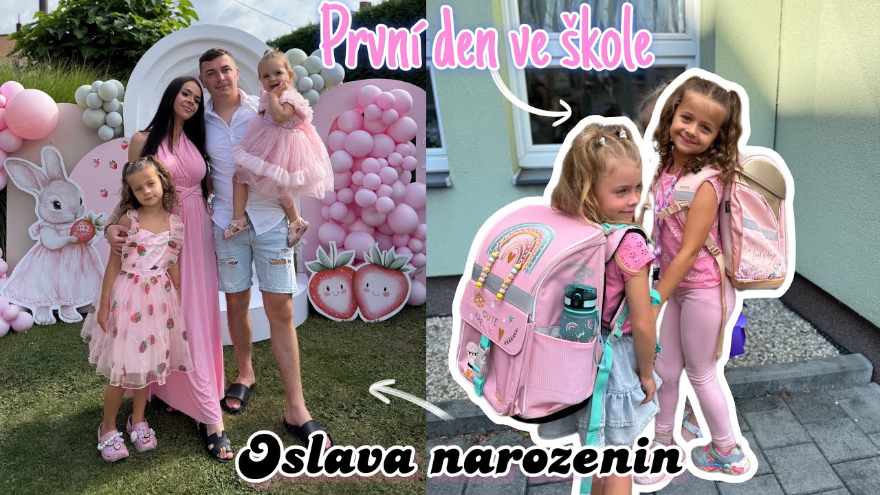 VELKÉ DNY | 2. narozeniny 🎂 první třída 🥹📚