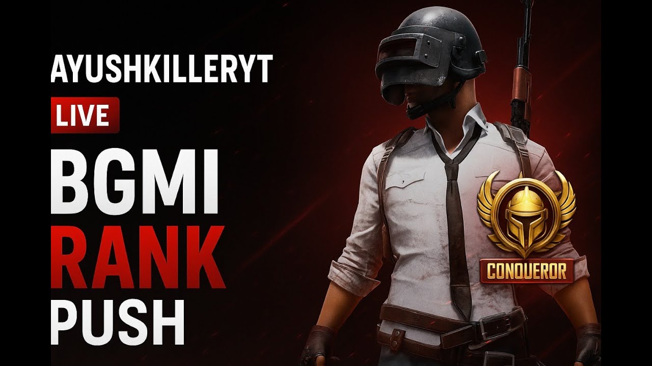 BGMI LIVE 🔴 1v4 Clutch Challenge | Conqueror Push Grind | Intense Close Fights 😈 #bgmi #like #gaming