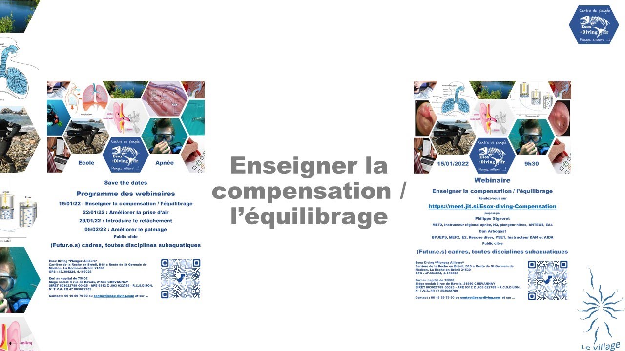 Signoret P Enseigner la compensation en apnée  15 01 2022