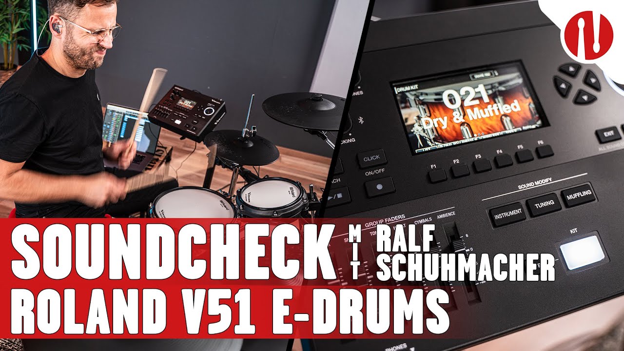 Wenn ein Pro-Drummer das neue ROLAND V51 E-Drum Modul rockt! 🥁🤘
