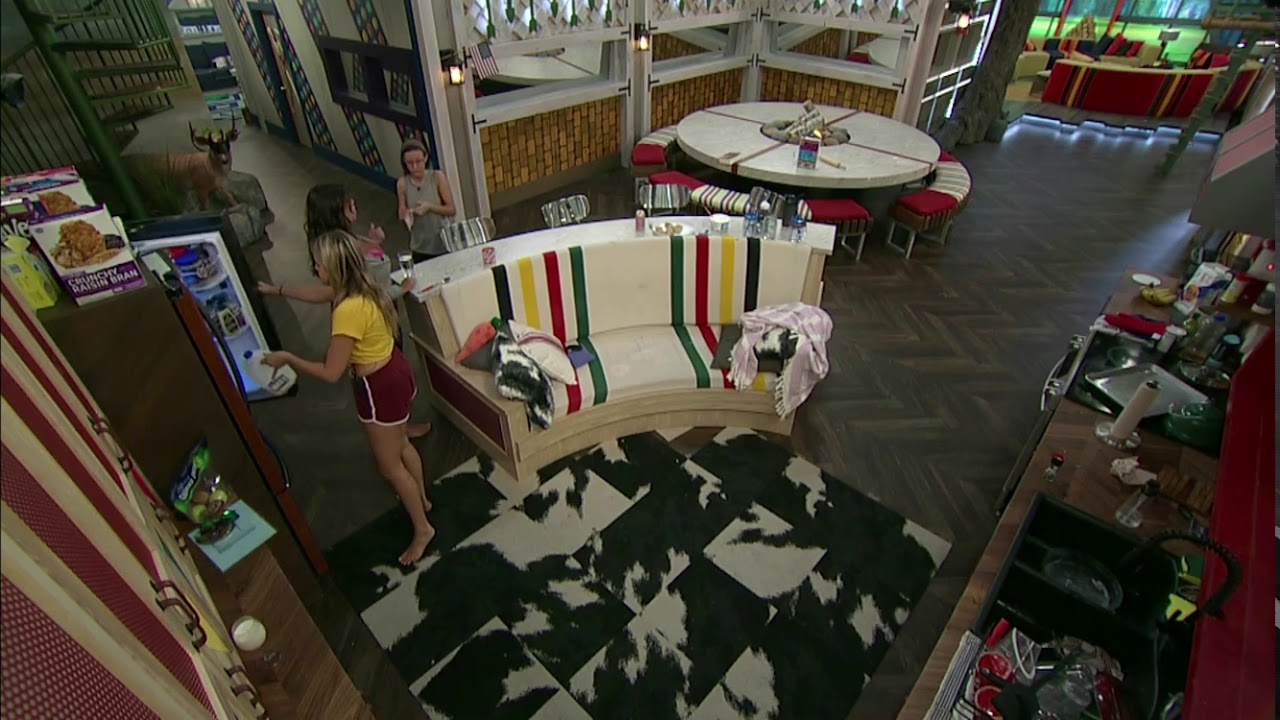 BB21 Live Feeds | Christie helps Nicole hide her cookies because Nicole’s not feeling well
