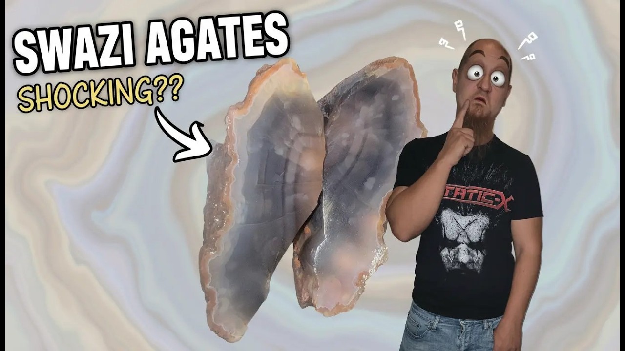 SWAZI AGATES SHOCKING?? Cutting Open – Mostly White Water Levels & Subtle Colors