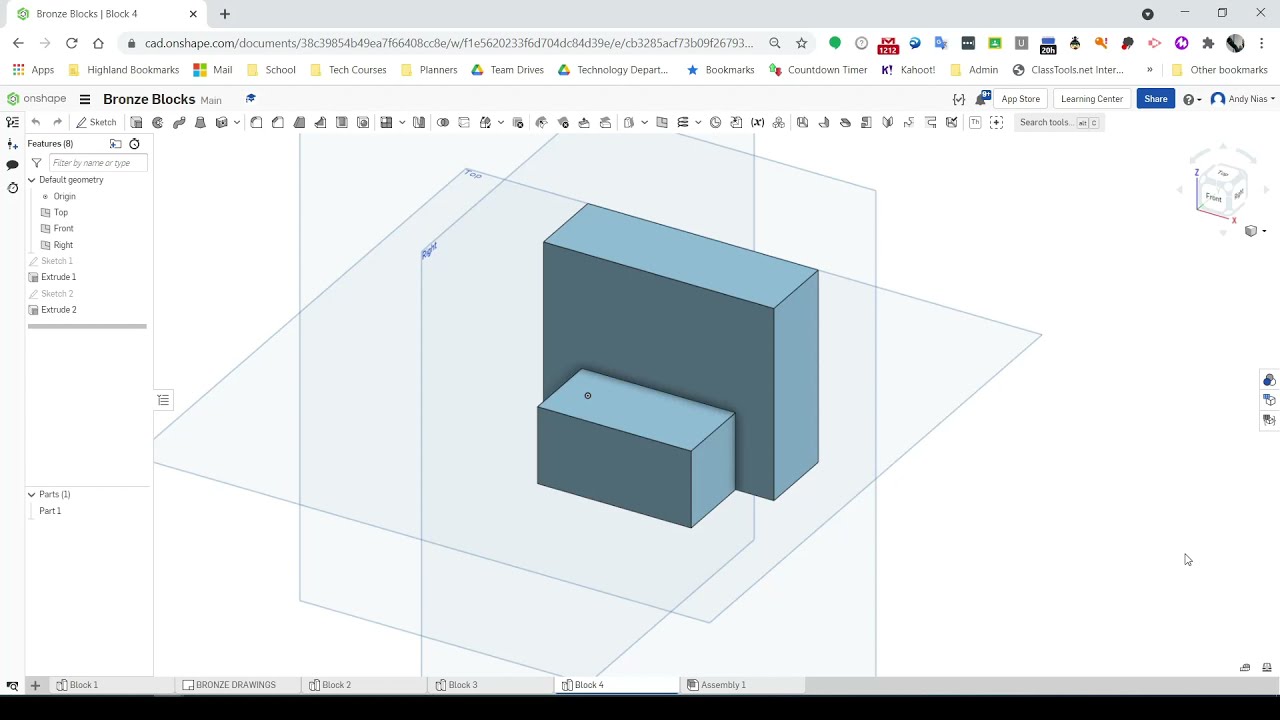 Bronze CAD Academy Drawing Solutions Onshape