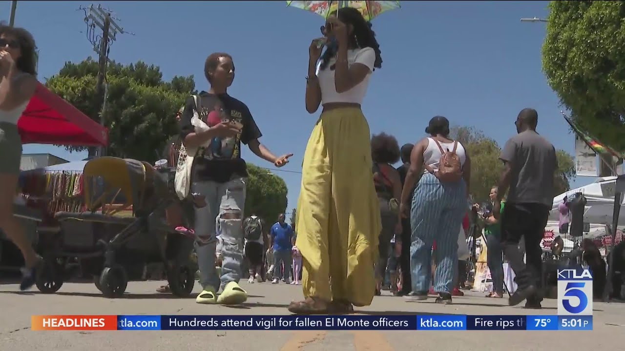 Juneteenth celebrations unite African American community in Los Angeles