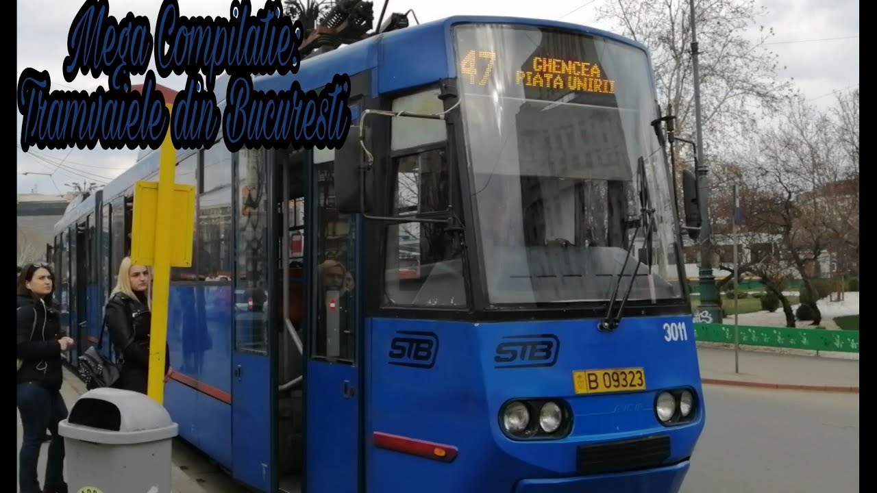 Megacompilatie : Tramvaiele din Bucuresti (14.03.2019)