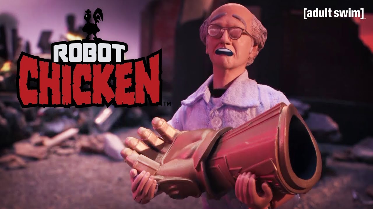 Larry David Joins the Avengers | Robot Chicken | adult swim