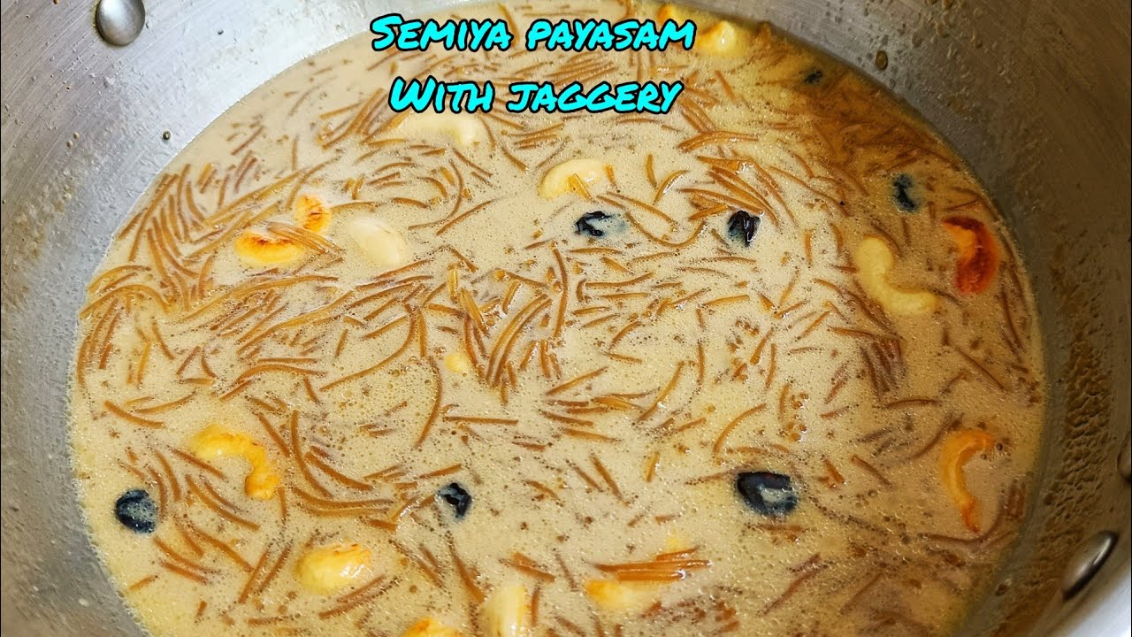 Semiya Payasam with Jaggery/Vermicelli kheer With Jaggery!!😋👍