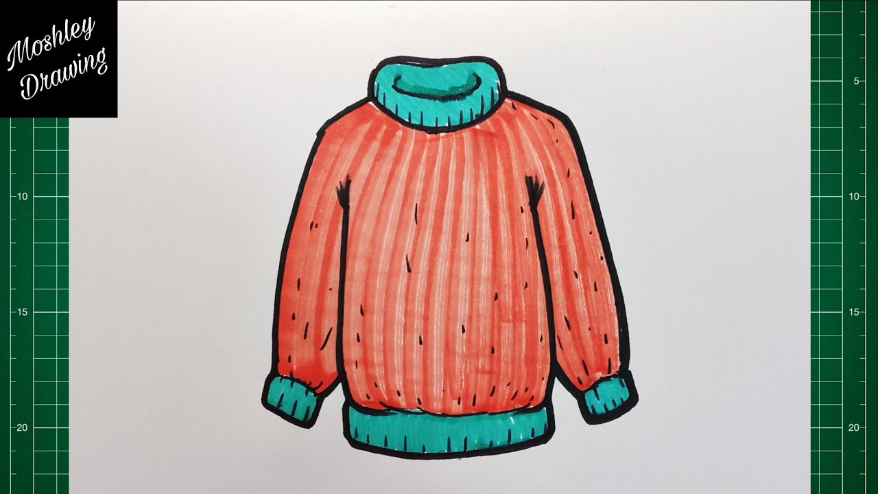 How to Draw a Winter Sweater