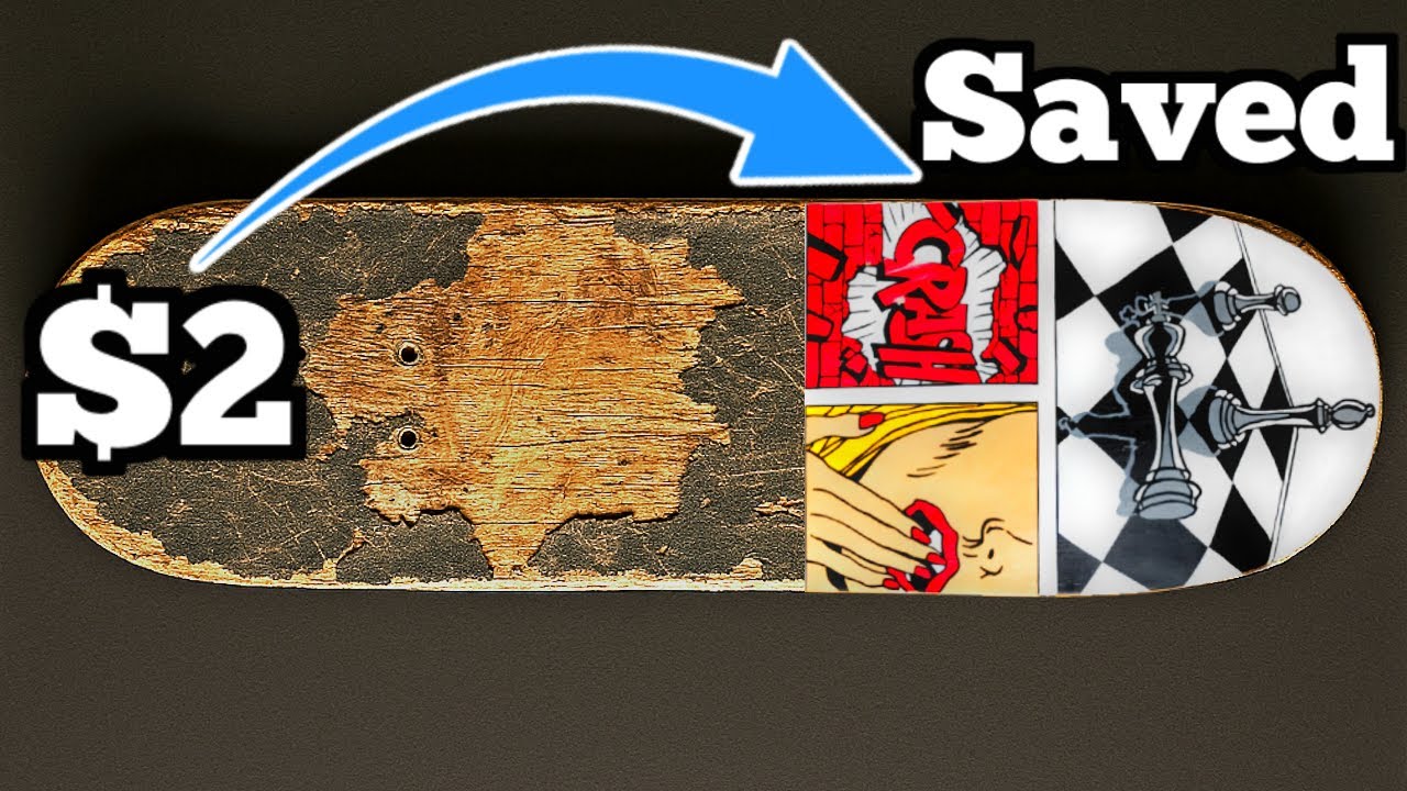 This Skateboard Was Headed To The DUMP: Until I Saved It