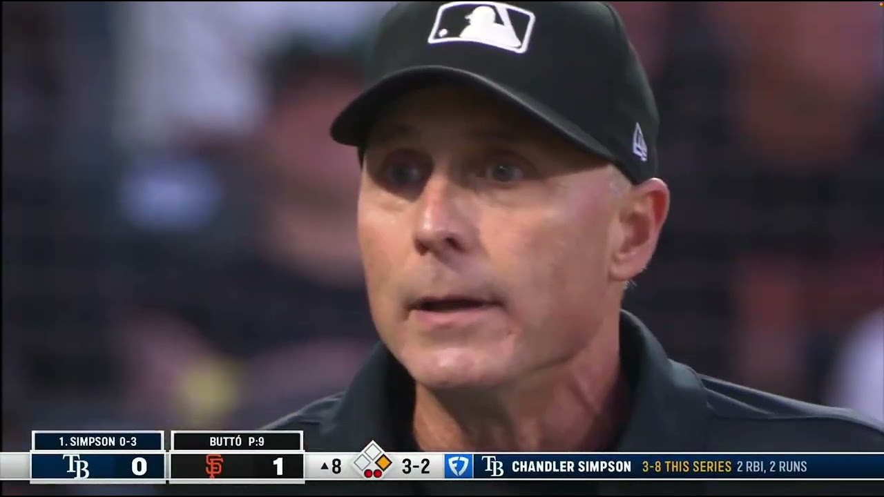 Rays MGR Kevin Cash gets ejected in San Francisco