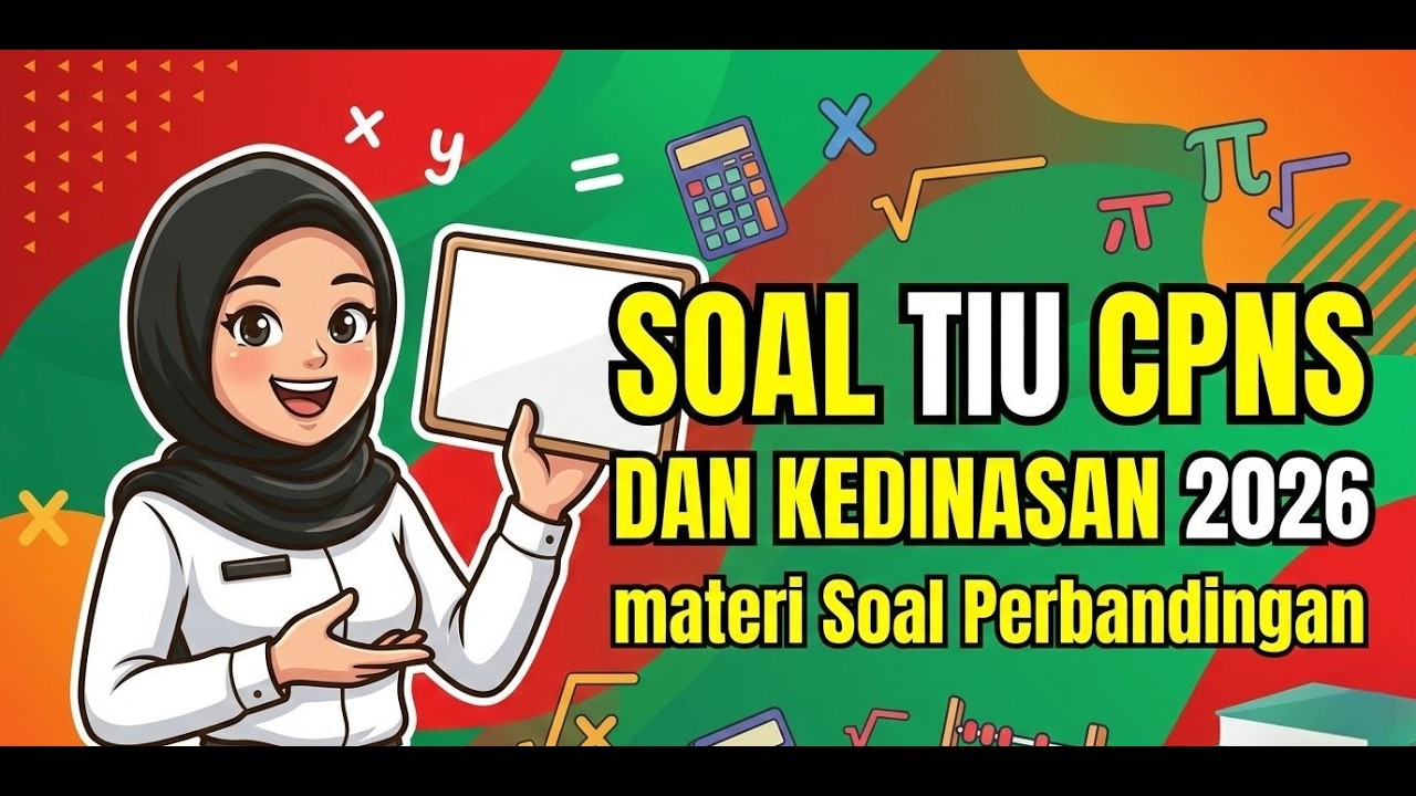 SOAL TIU CPNS DAN KEDINASAN 2026 MATERI SOAL PERBANDINGAN PART 1 #cpns #skd #tiu