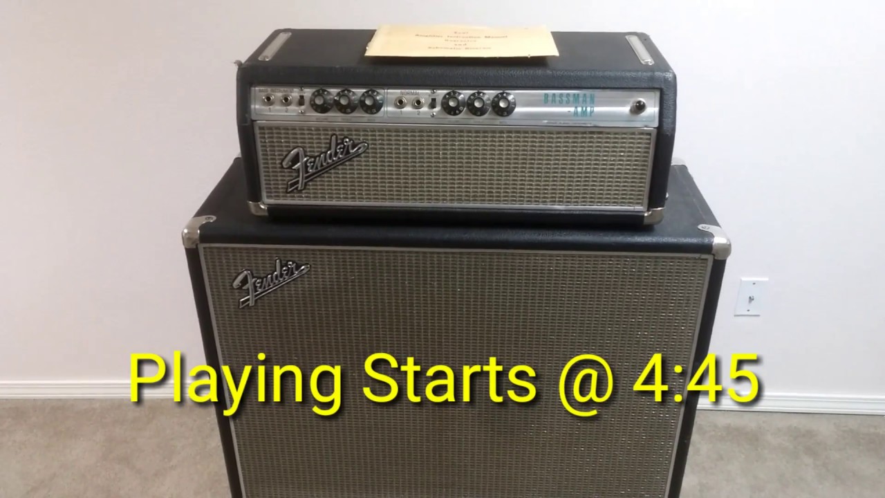 New Amp Day - 1968 Silverface Bassman
