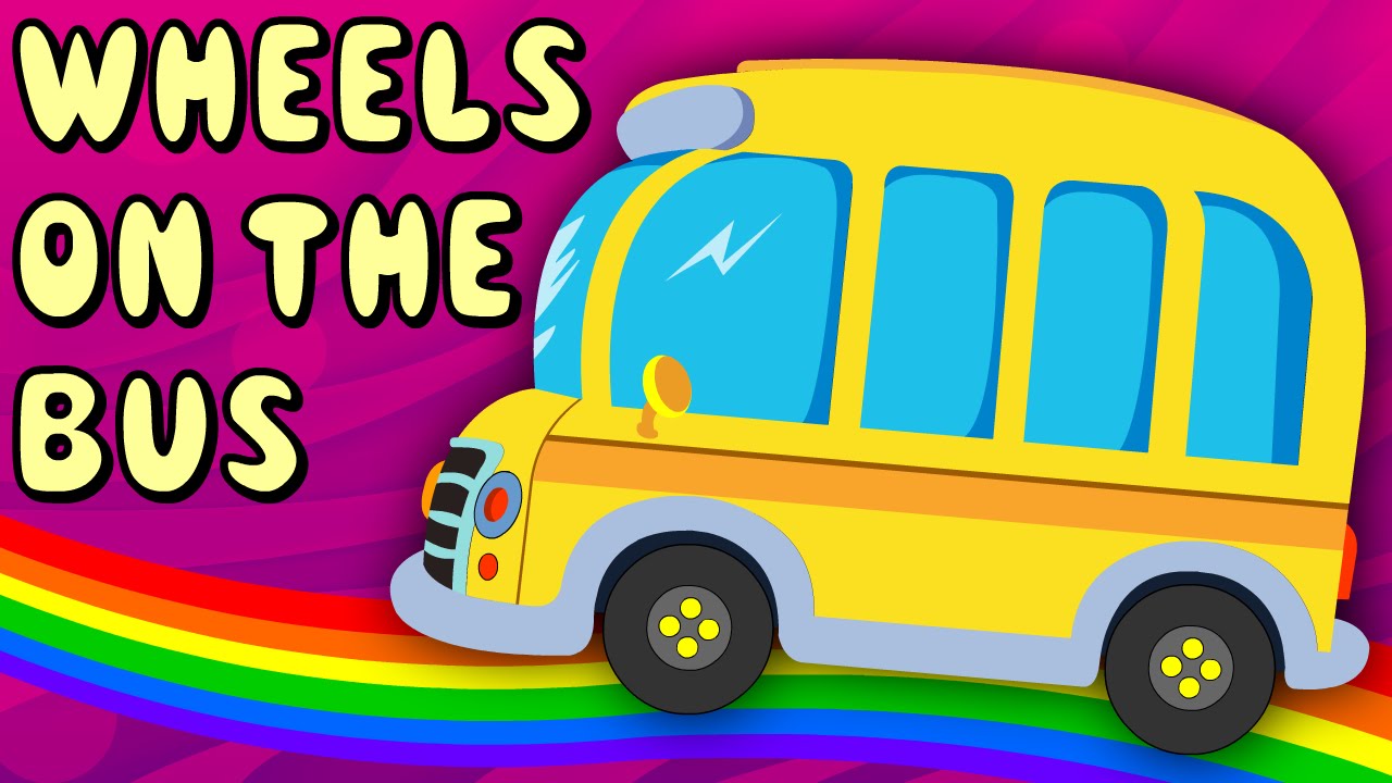 Wheels On The Bus Go Round And Round | Nursery Rhyme for Children
