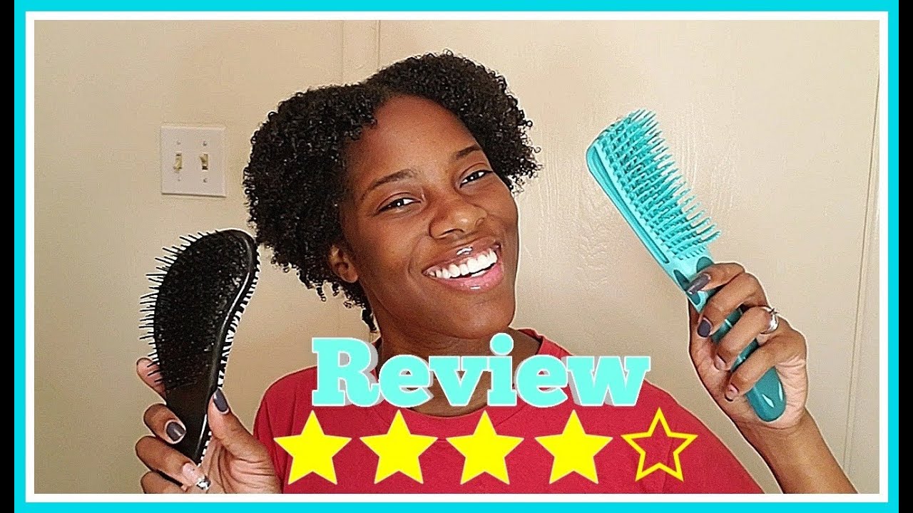 Curltastic Wonderbrush vs. cheap detangling brush
