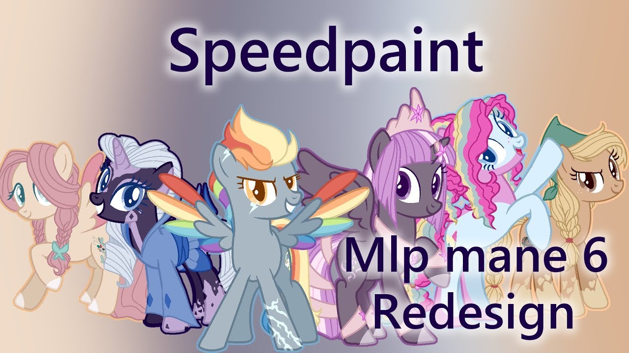 Mlp Redesign main 6 Speedpaint