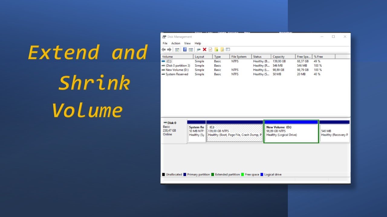 How to Extend or Shrink a Partition on SSD (Windows 10/11)
