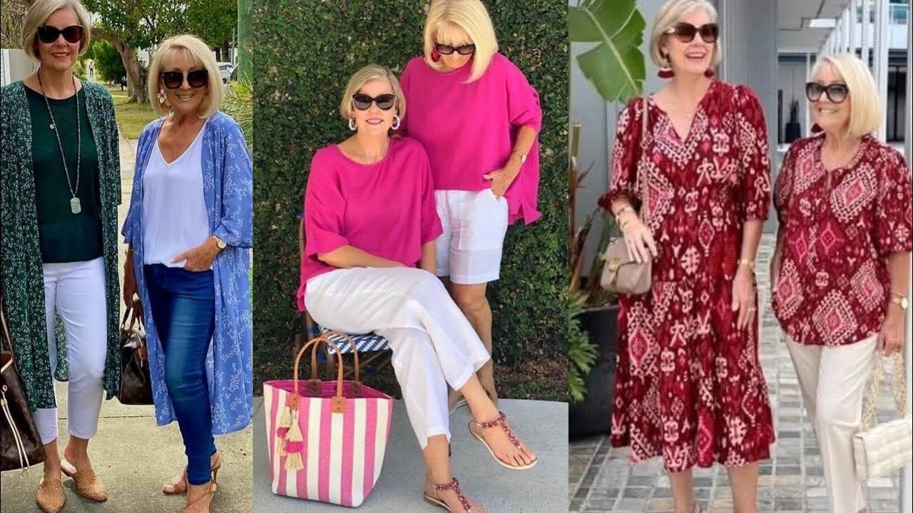 Natural older women over 50/60/65/ New Trends outfit fashion for women /spring /winter Fashion 2026