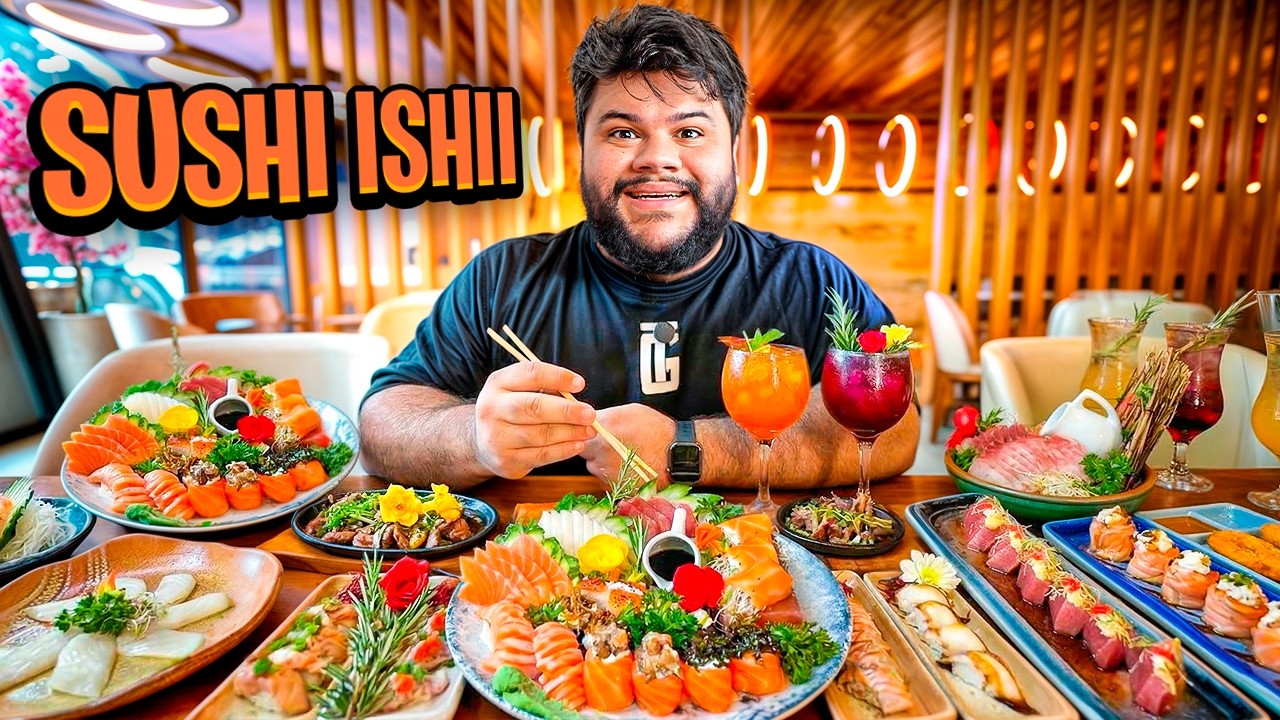 O Rodízio de Sushi Mais Famoso? 🍣 Review Completa do Sushi Ishii!