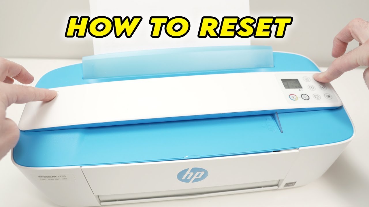 How to Reset Your HP DeskJet 3755 Printer