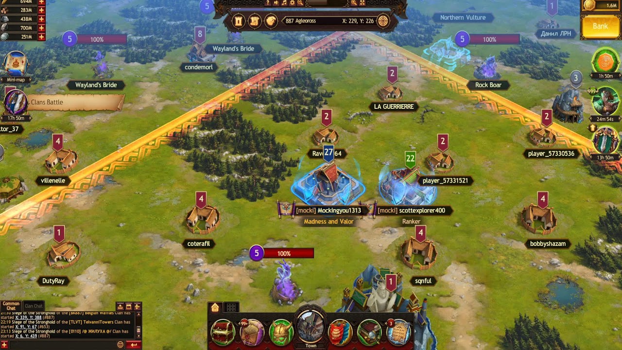 Vikings : War of Clans Raising 2 palace levels , and a lot of Murder !!