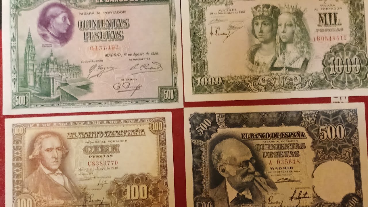 🇪🇦 Rare & Highly Prized Old Spanish Banknotes Collection