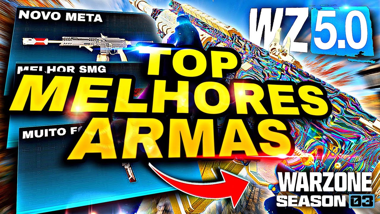 *O META MUDOU* Novo META ATUALIZADO WARZONE SEASON 3 🥵 TOP MELHORES ARMAS WARZONE!