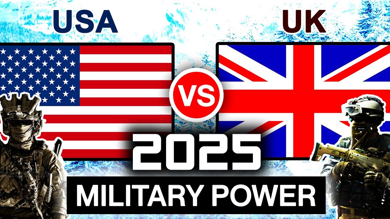 USA vs UK Military Power Comparison 2025 | United Kingdom vs United States Military Power 2025