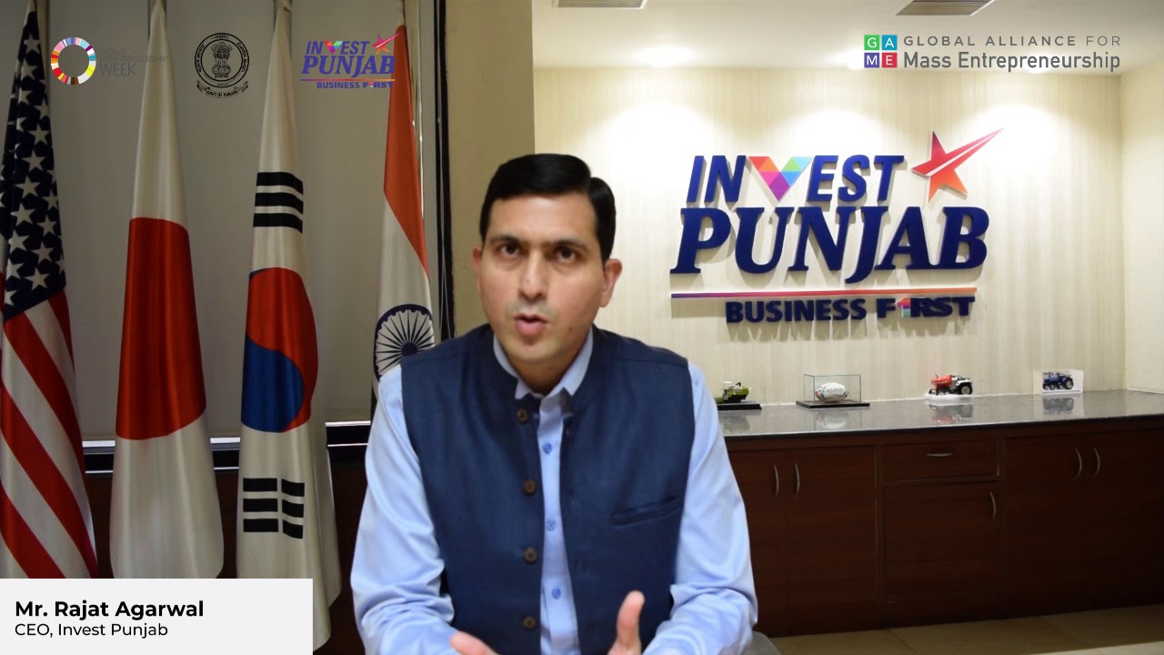 Mr. Rajat Agarwal,CEO, Invest Punjab