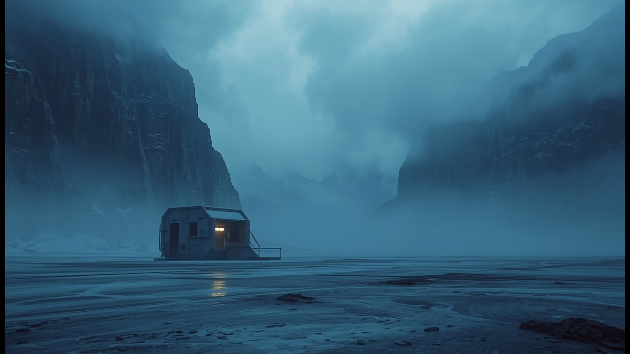 Cinematic Sci-Fi Ambience🌧️ | Isolated Futuristic Landscape for Focus & Relaxation🎧