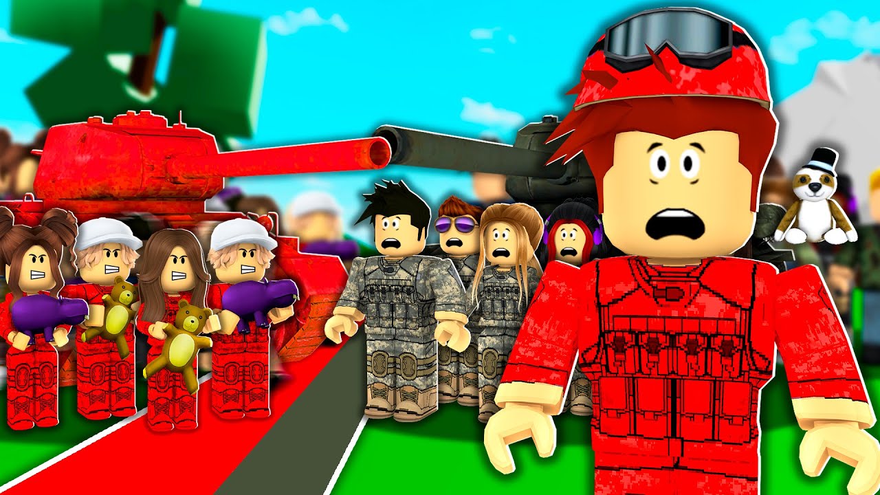 KIDS vs ADULTS War In Roblox Brookhaven..
