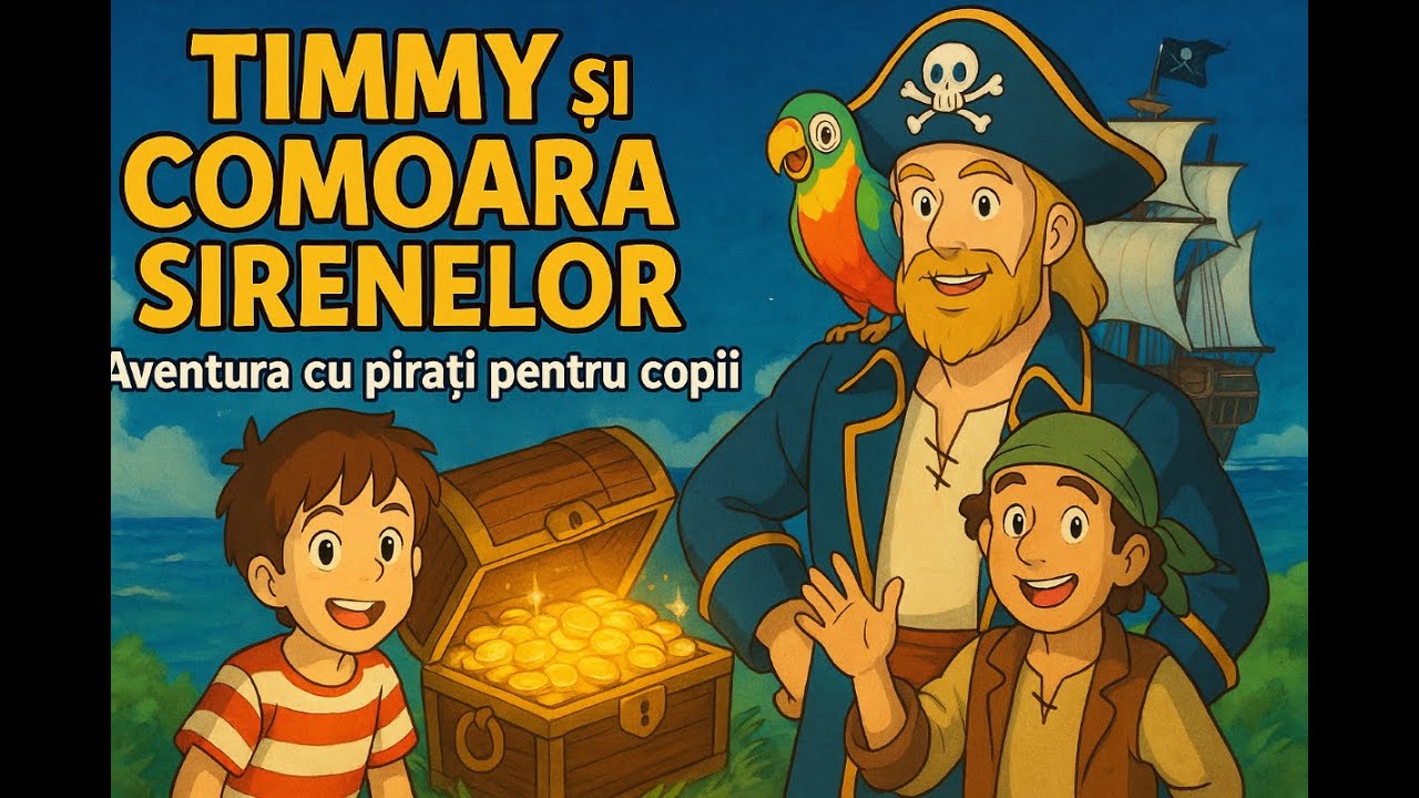 Timmy, căpitanul Cutlass, Barnaby Barbă Neagră și comoara sirenelor - Poveste cu pirați pentru copii