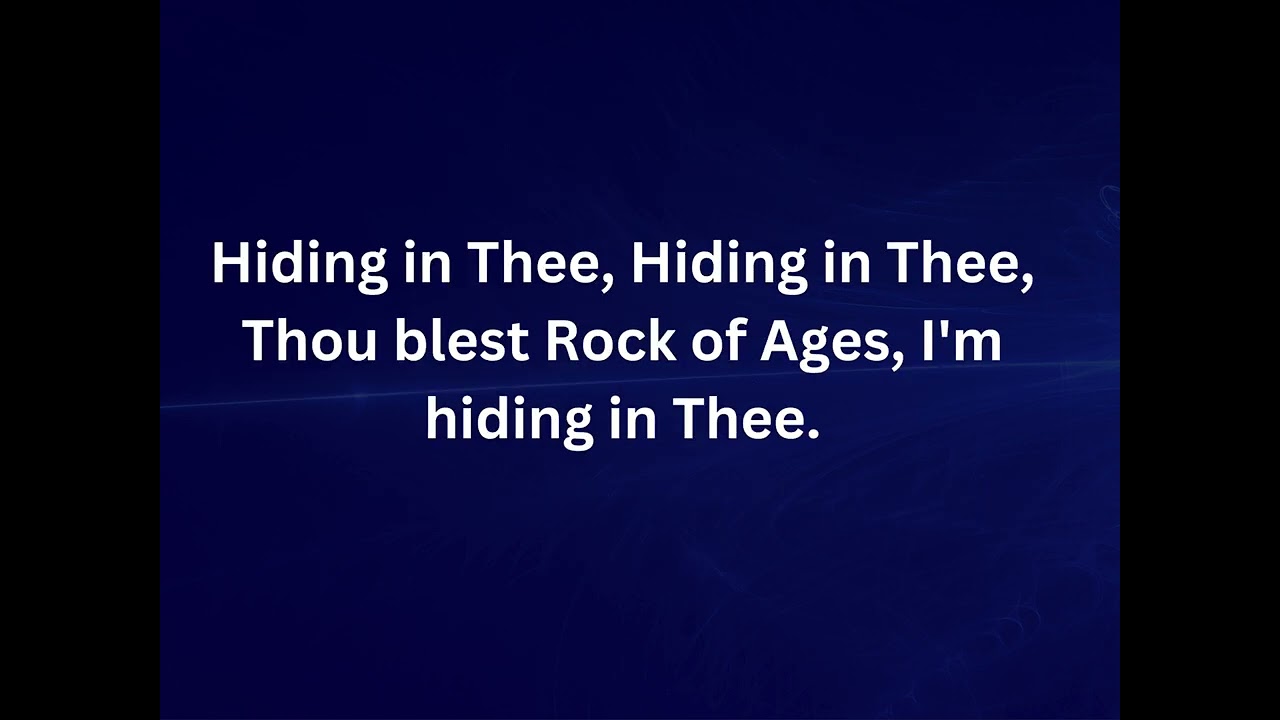 O Safe is the rock
