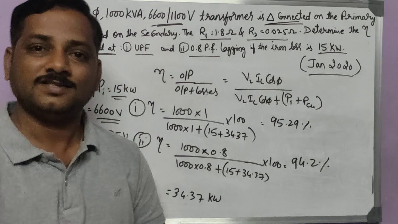 Solution for VTU Question Paper !! Transformer and Generator!! By Sharan Sir!!