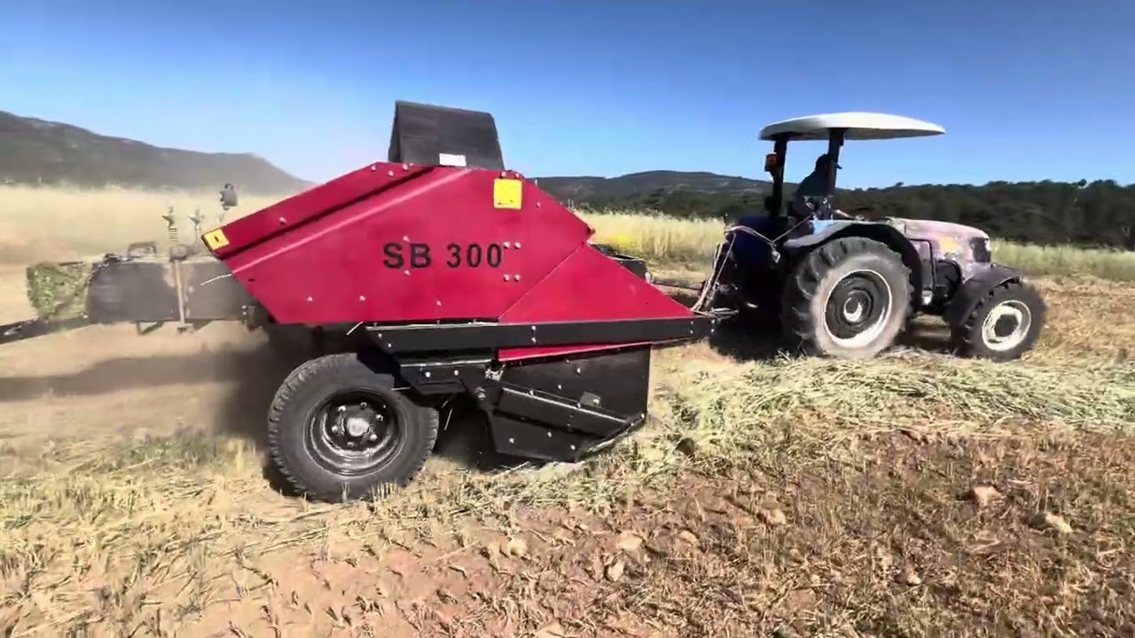 Balya makinası SB 300 Türk Traktör iyi midir ?Yeşil yulaf balyalama işlemi böyle yapılır 🚜😎süper