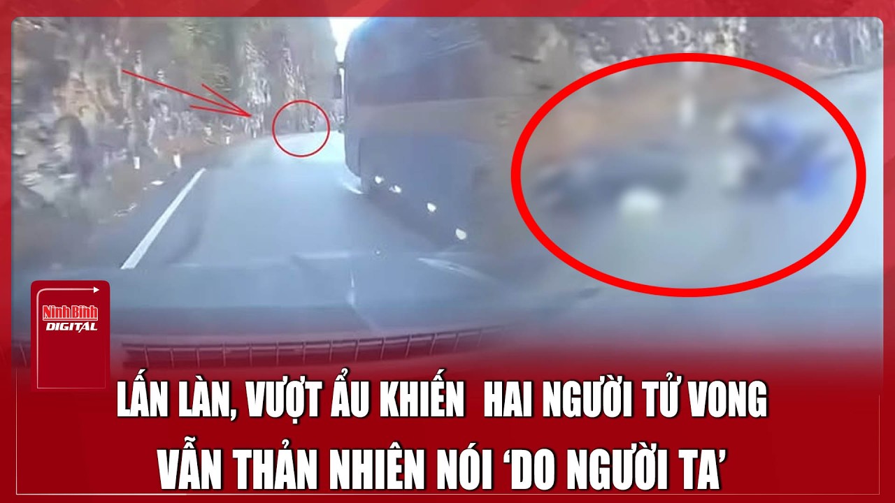 Tai nạn thảm khốc do xe lấn làn ở Mai Châu (Phú Thọ) | Ninh Bình Digital