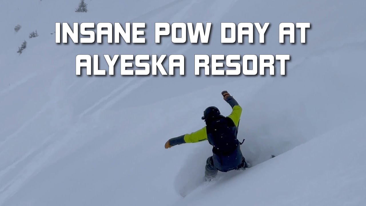 Insane Pow Day at Alyeska Resort