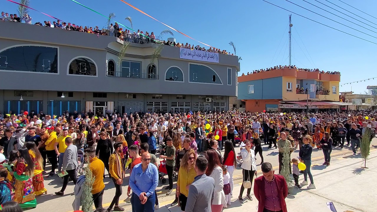 سعانين بغديدا ٢٠٢١ palm Sunday baghdida 2021