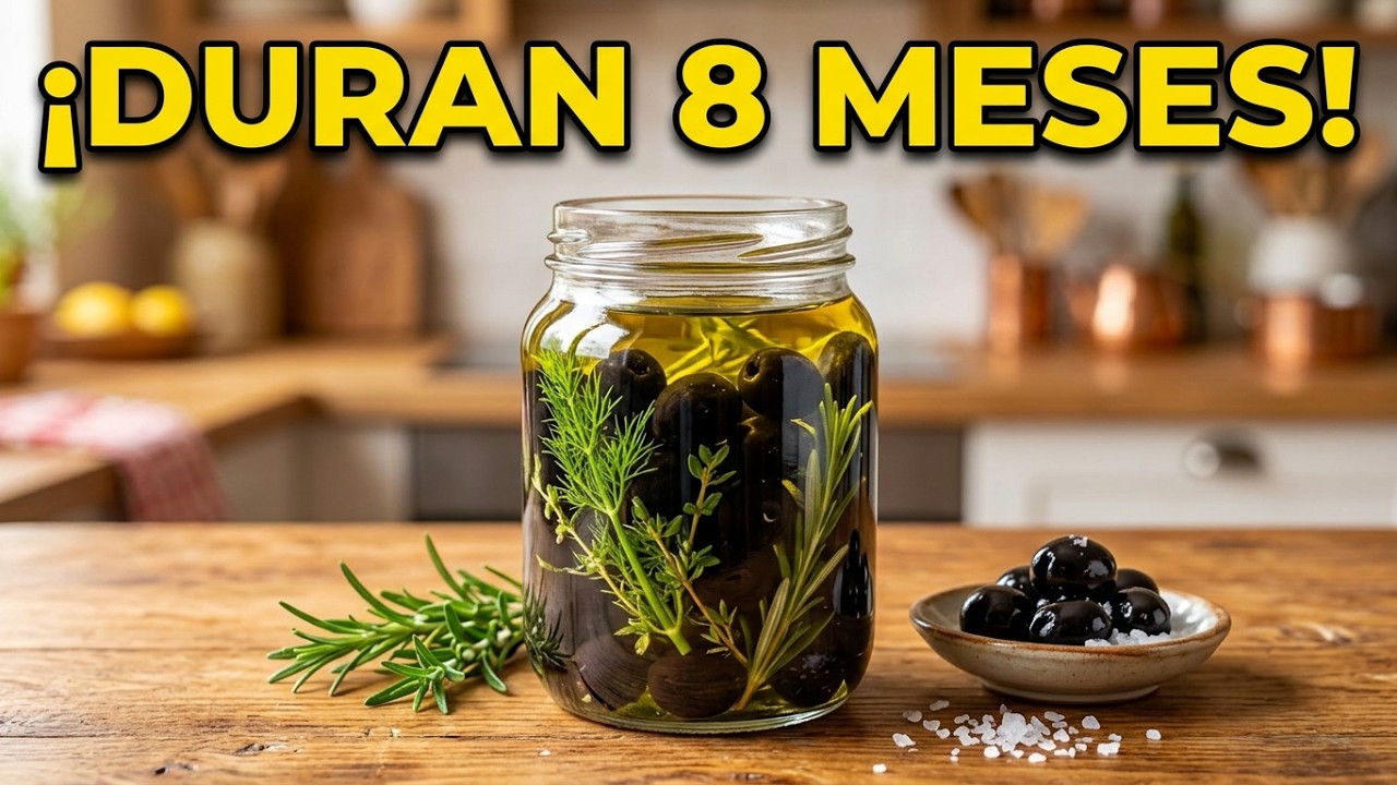 ⚫ APRENDE C&oacute;mo Preparar ACEITUNAS NEGRAS en SALMUERA