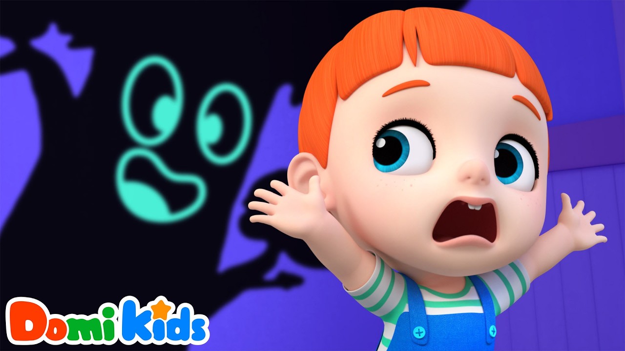 Shh..The Monster in the Dark (New Version) | Sing Along Domi Kids | Nursery Rhymes & Kids Songs