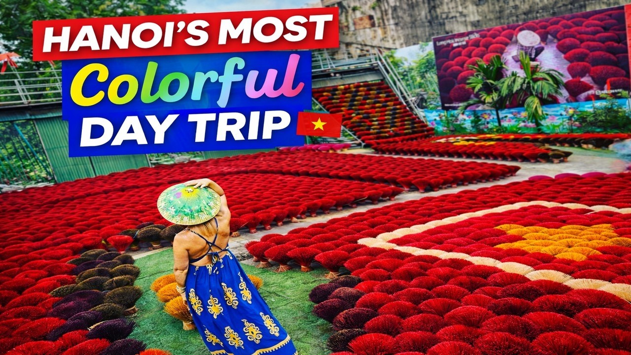 Hanoi, Vietnam 🇻🇳 Day Trip: Inside the Famous Incense & Hat Village