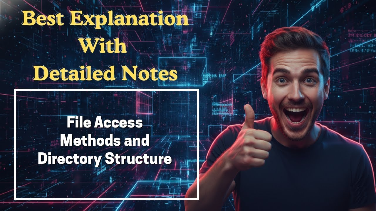 [352] File Access Methods and Directory Structure (Operating Systems)